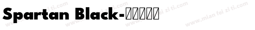 Spartan Black字体转换